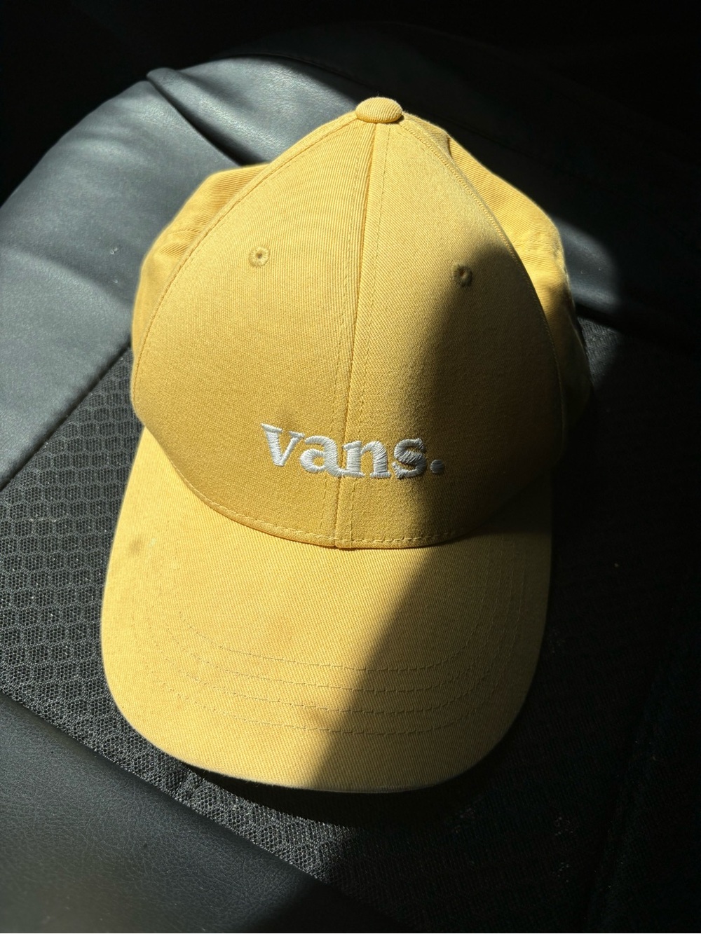 Vans Two-Tone Black and Yellow Cap